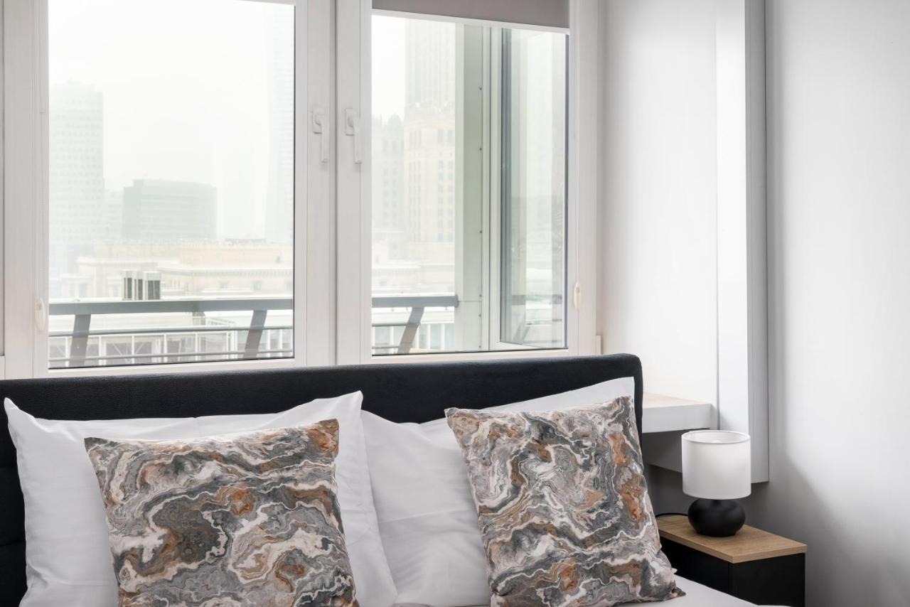 9Th Floor City View Apartment Varşova Dış mekan fotoğraf