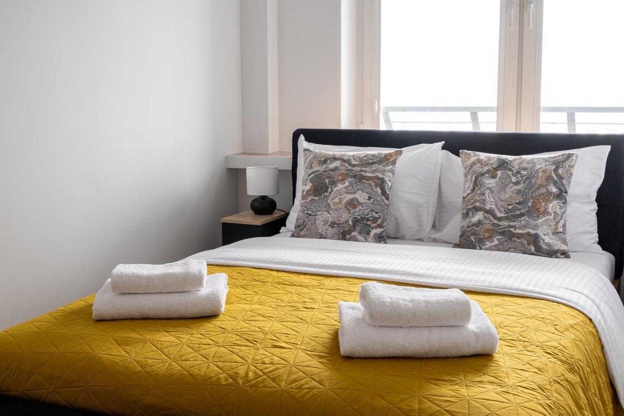 9Th Floor City View Apartment Varşova Dış mekan fotoğraf